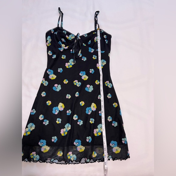 BP. Black Floral Mini Dress - Picture 9 of 9